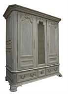 Image of Custom Painted Linen Cabinet