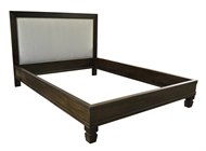 Image of Custom Queen Size Oak Bed with 
