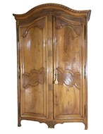 Image of Serpentine French Armoire
