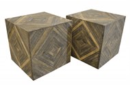 Image of Diamond Cube Side Tables