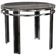 Image of 70's Black and Chrome Table