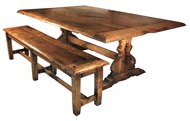 Image of Savoie II Dining Table and Bench