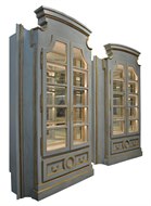 Image of Custom Painted Display Cabinets