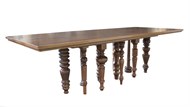 Image of SPECIAL BRONZE FINISH MILLENNIAL DINING TABLE